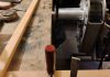 Montage d'atelier pour le positionnement du moteur